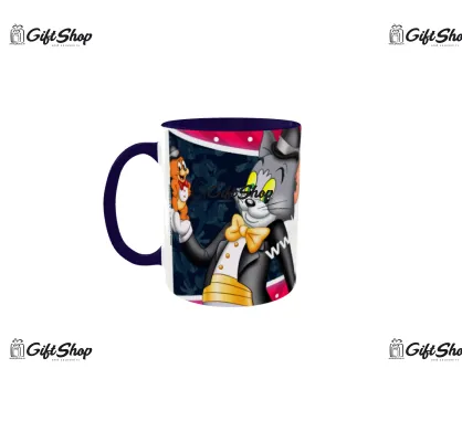 Tom and jerry, cana personalizata cu poza si text, 330ml, model 3339